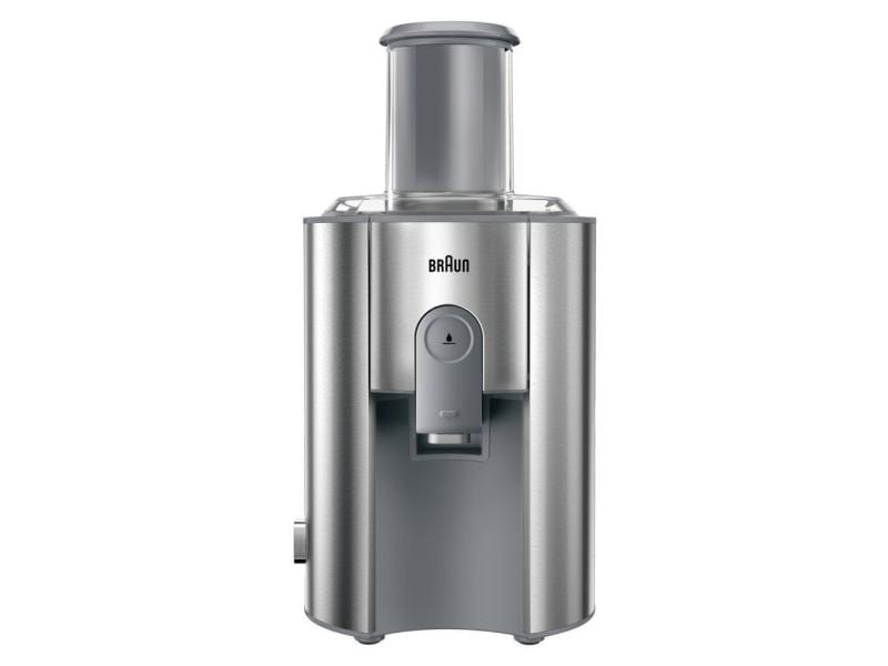 Braun Entsafter Multiquick J700 Silber 1000-Watt-Leistung für alle Frucht- und Gemüsesorten