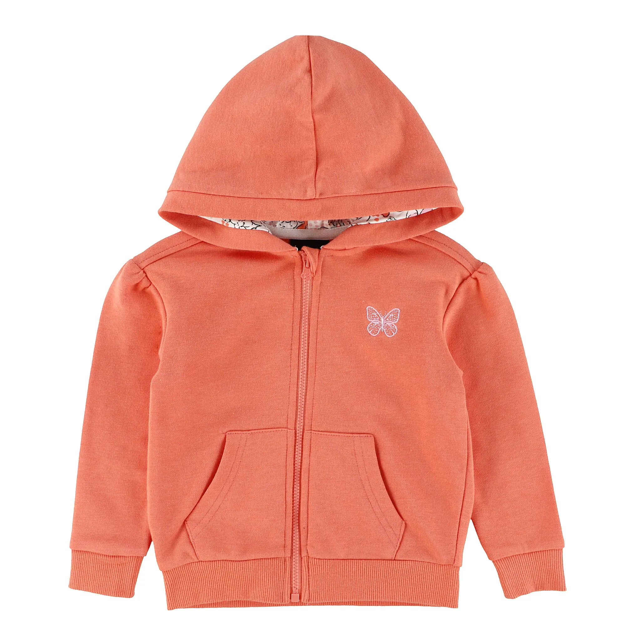 Chat Botté Kangourou Zip Corail 3-24mois