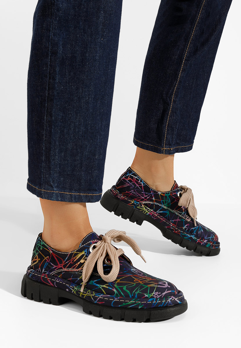 Chaussures casual femme en cuir multicolores Dasha V3