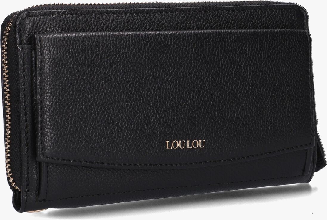LOULOU ESSENTIELS zwarte loulou essentiels portemonnee slbl royal