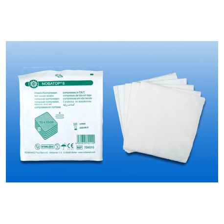 NOBATOP®-steril 8 Vliesstoffkompresse