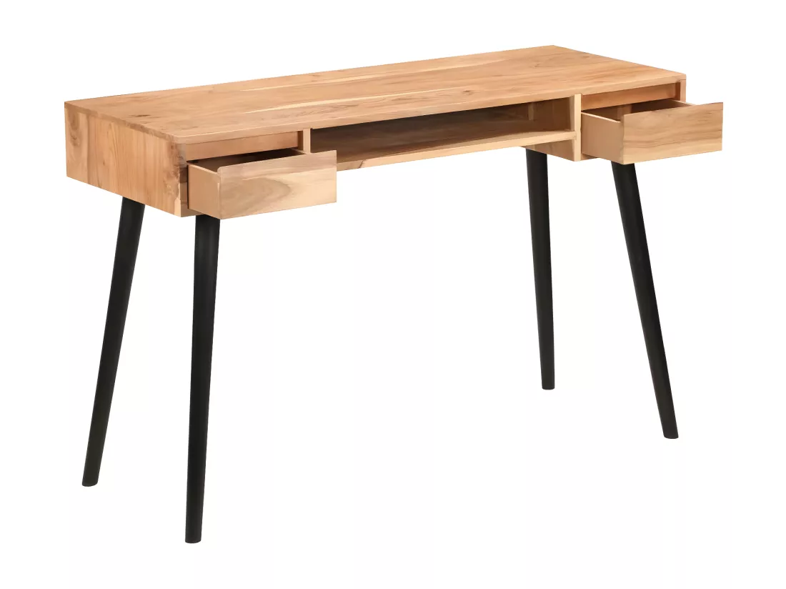 Bureau Bois d'acacia massif 118 x 45 x 76 cm