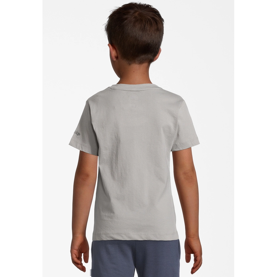 New Life T-Shirt TEE - CREW NECK PATCH POCKET grau