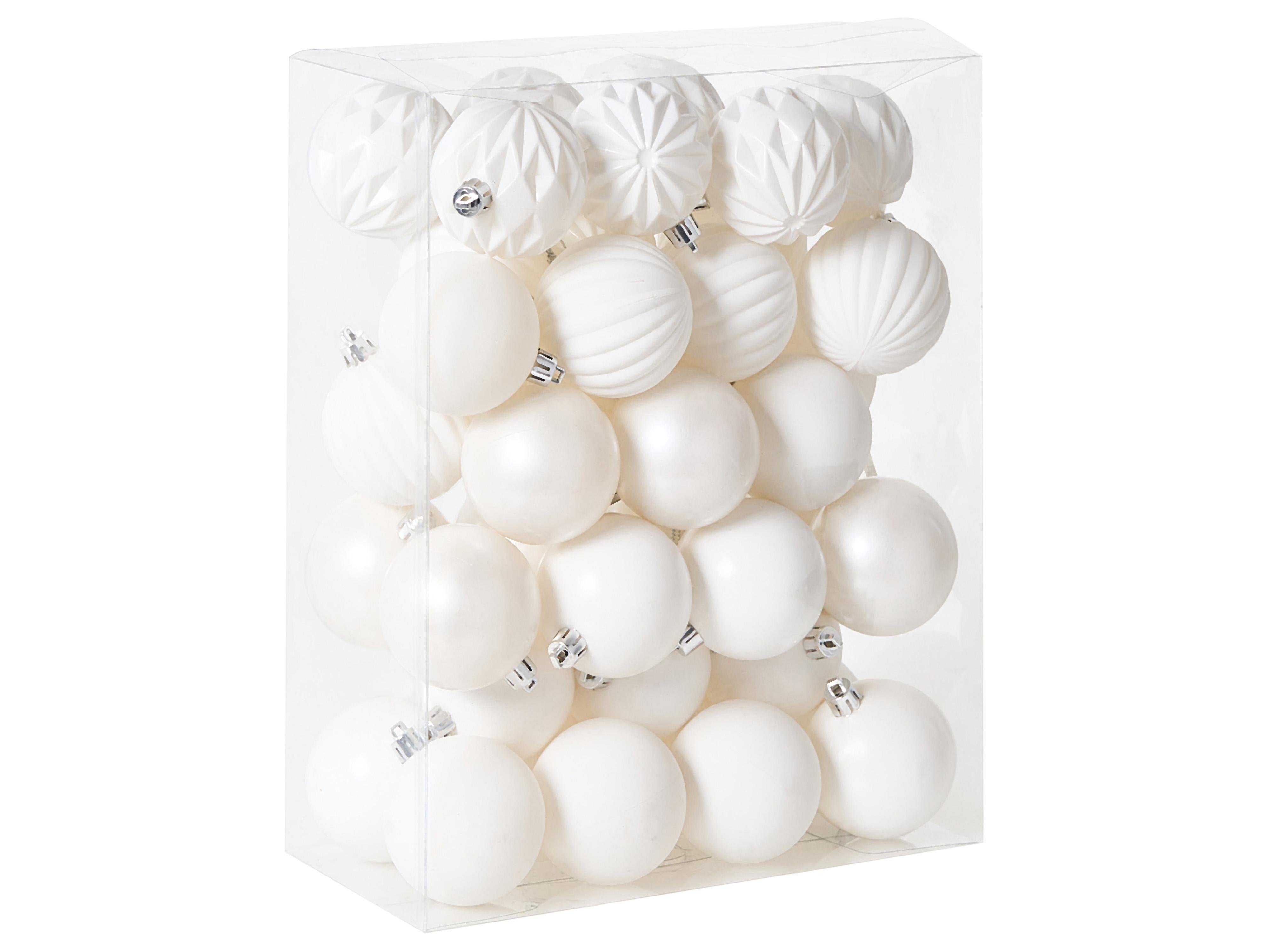 Set van 40 kerstballen SAIMAA Gebroken wit