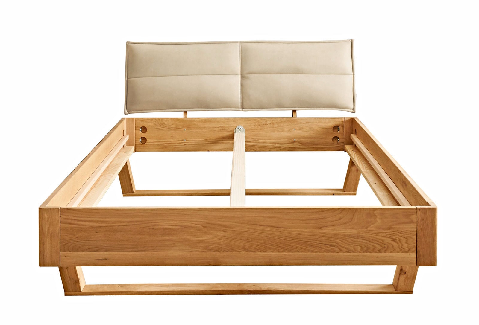 Bettgestell Tjark 140 x 200 cm Eiche massiv