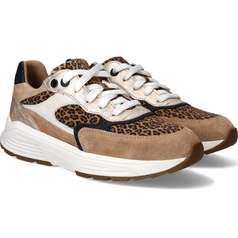 Xsensible Ponte Vecchio Stretchwalker Sneakers Bruin Dames