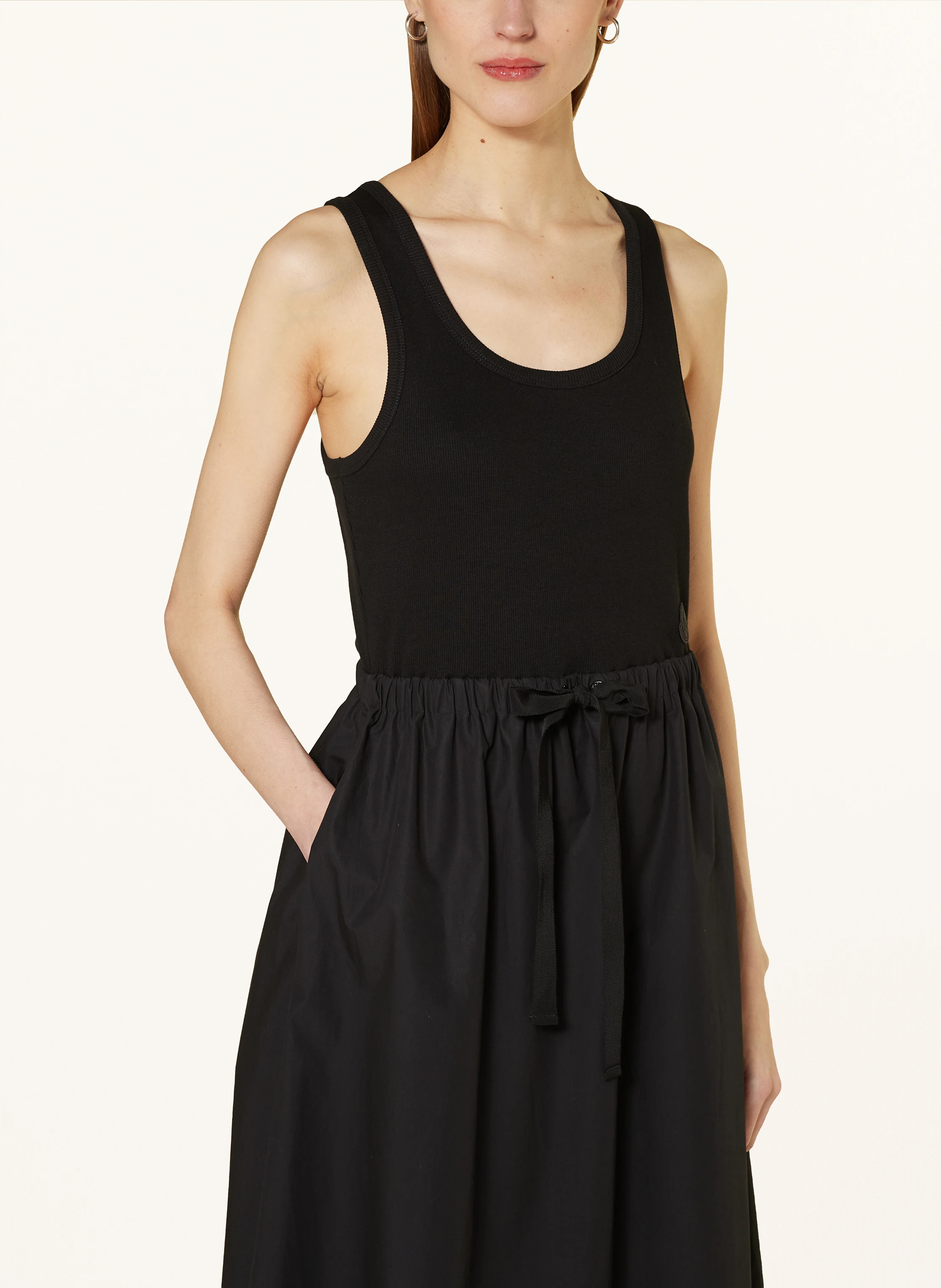 MONCLER Kleid im Materialmix