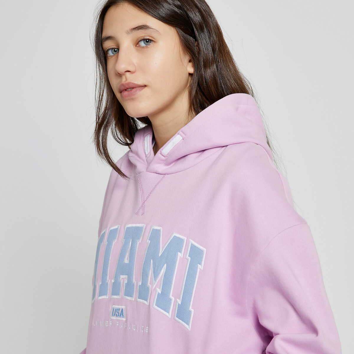COLEÇÕES LA REDOUTE<br>Moletom oversized em molton