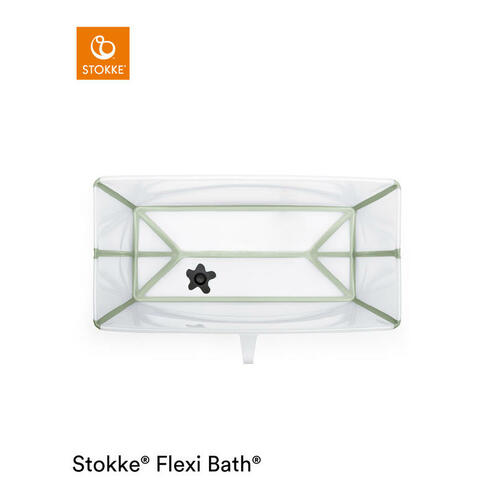 Baignoire pliante Flexibath X-Large Transparent Green - STOKKE