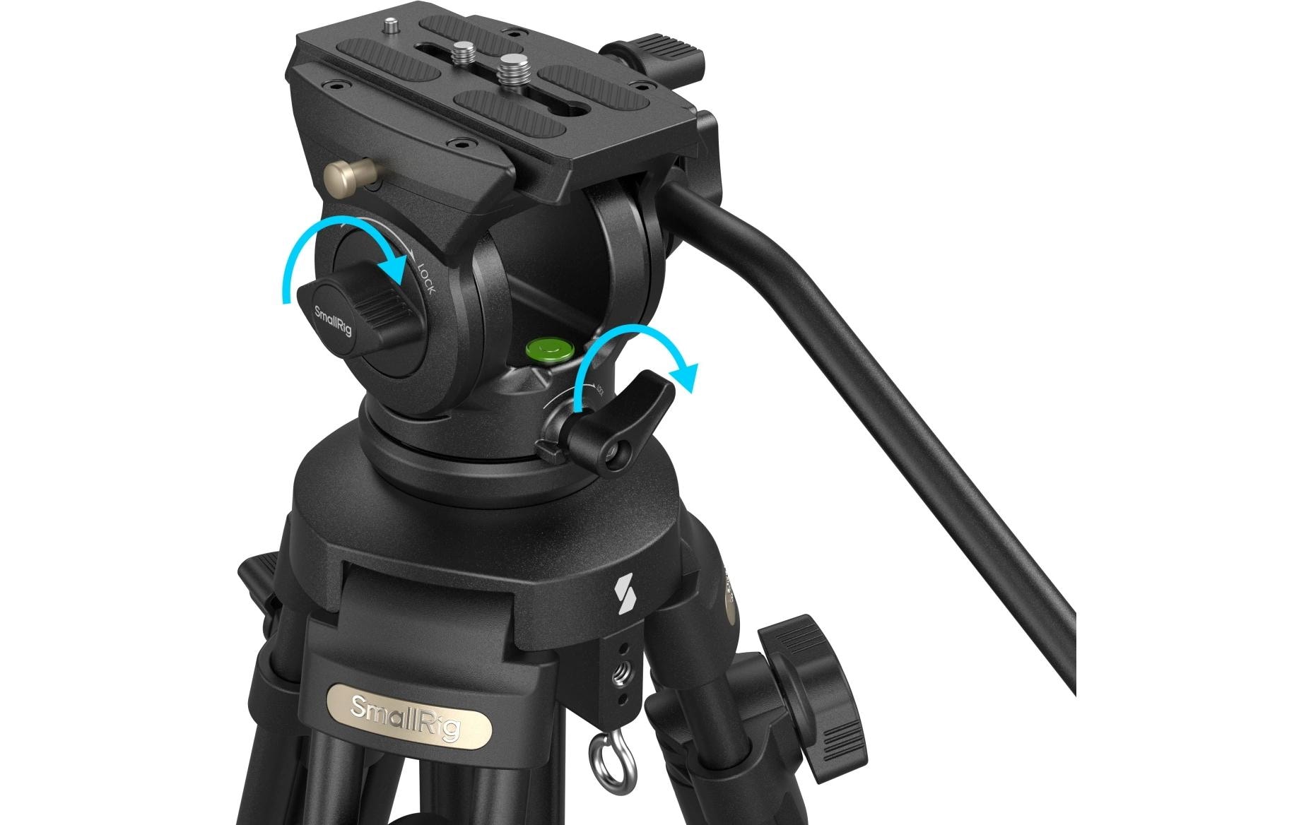 Leichtes Videostativ-Kit AD-50 Lite<br>Stativ aus Aluminiumlegierung mit kompaktem Basiskopf