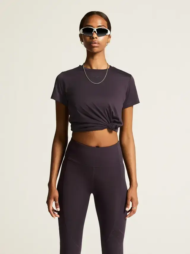 Craft CORE Essence 2 Hardloopshirt Korte Mouwen Paars Dames