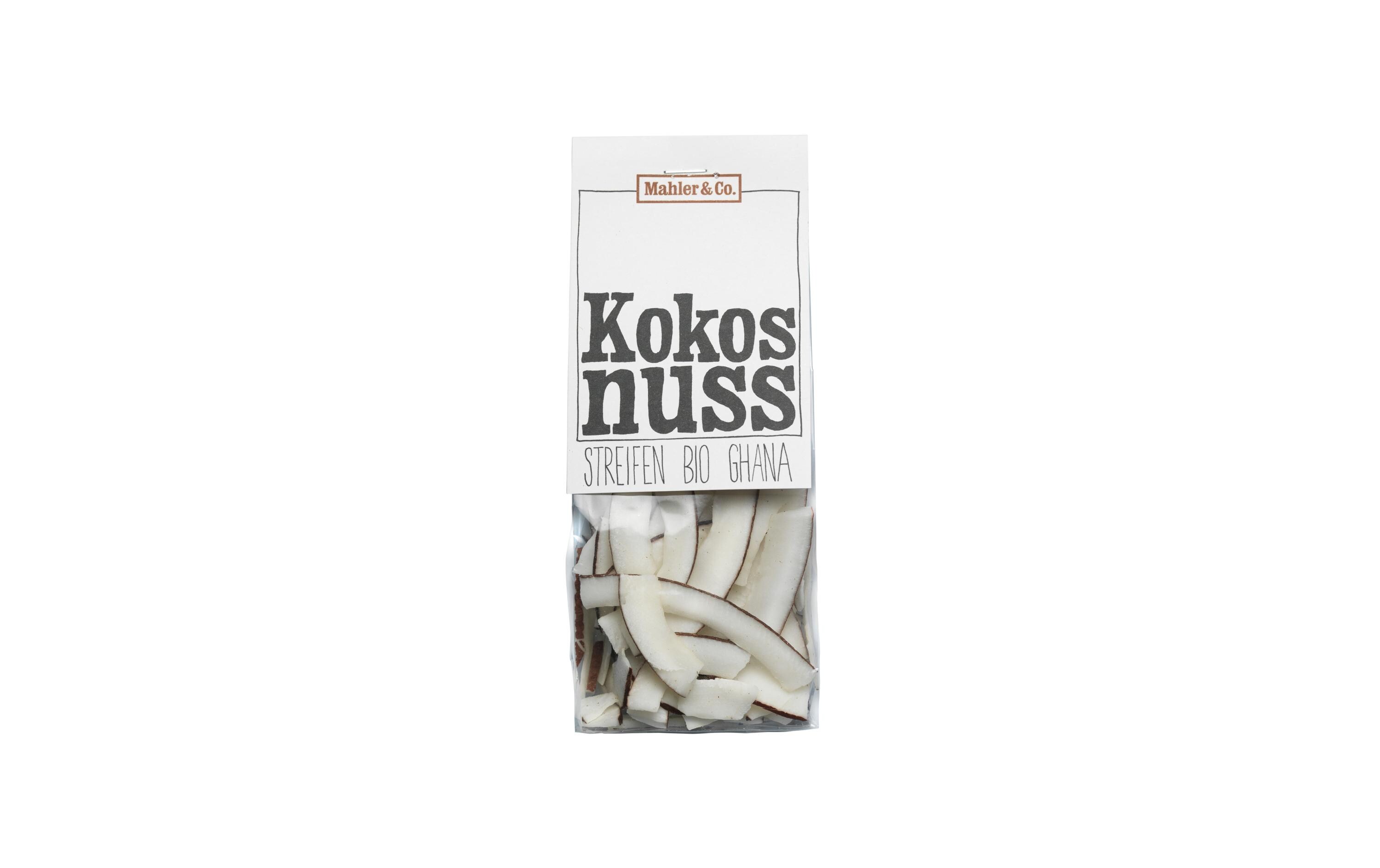 Bio Kokosnuss Streifen 120 gKokosnuss in Streifen