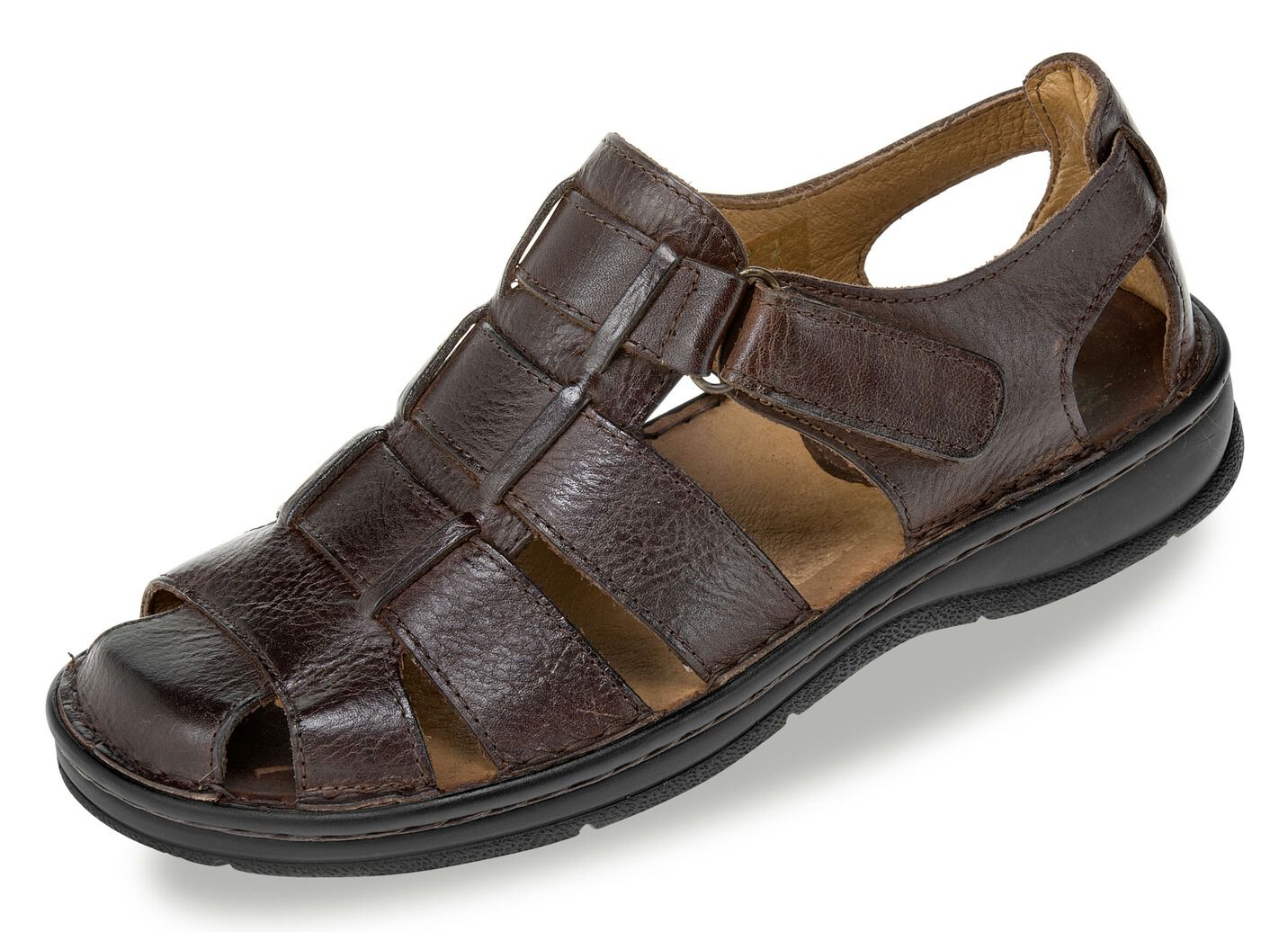 Gemini, klassische Herren-Sandalen, mit Klettverschluss