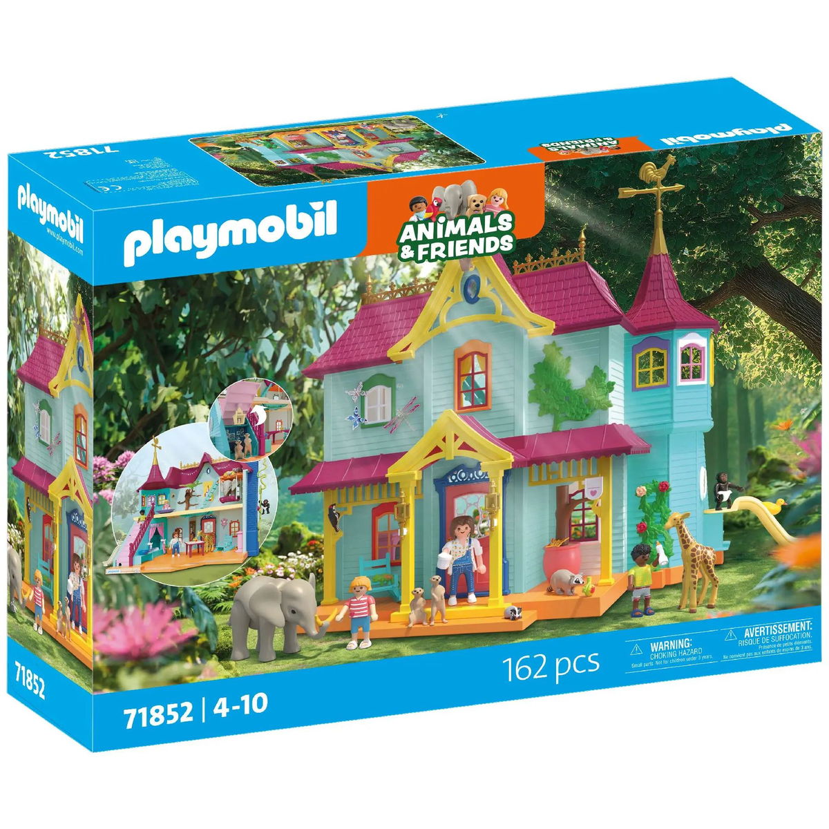 PLAYMOBILPLAYMOBIL   Animals and Friends 71852 Kunterbunte Tiervilla