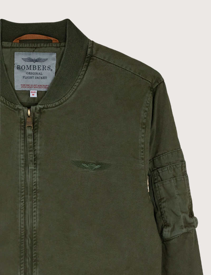 BOMBERS ORIGINALS BOMBERS HOMME COTTON MAC KAKI
