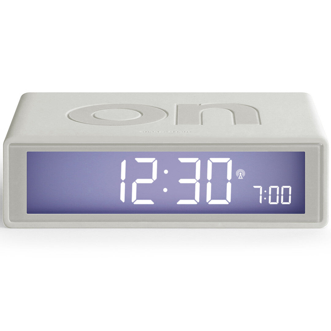 Lexon flip classic digitale wekker - white