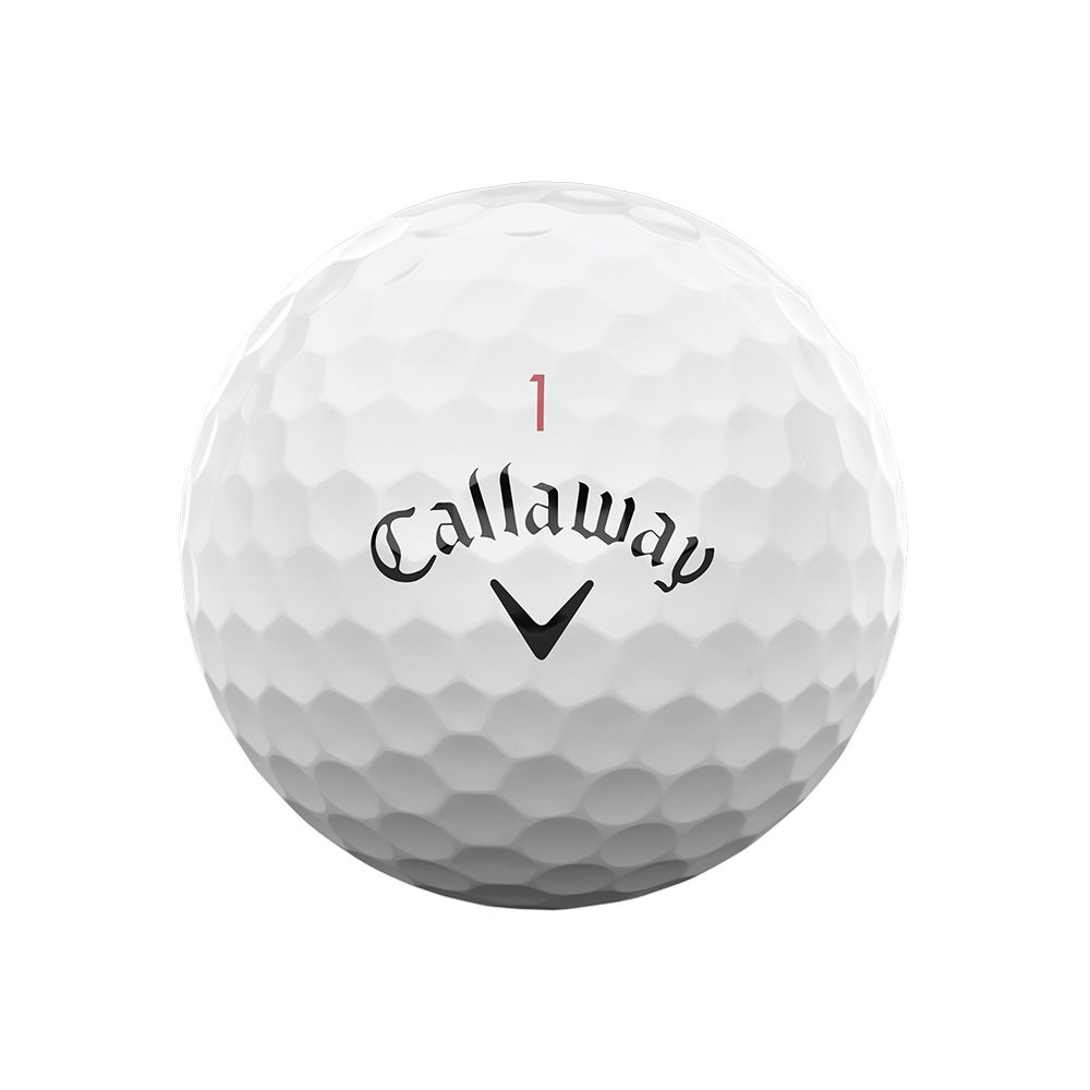 Chrome Tour Golfball Hvit