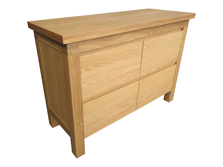 Meuble sous vasque à poser Harmon 120 cm + plan de toilette en bois