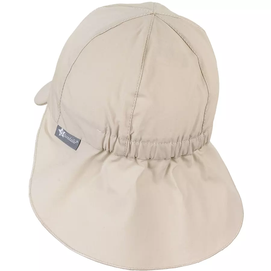 Sterntaler Schirmmütze mit Nackenschutz beige