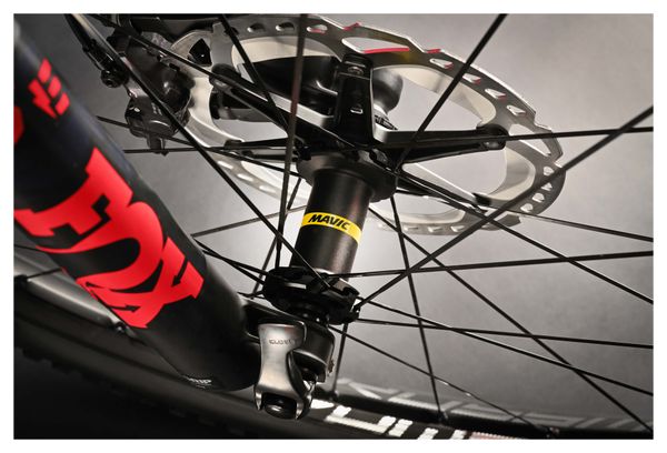 VTT Électrique Tout-Suspendu Haibike Lyke CF 11 Sram GX 12V 430Wh 29'' Bleu Rouge 2024