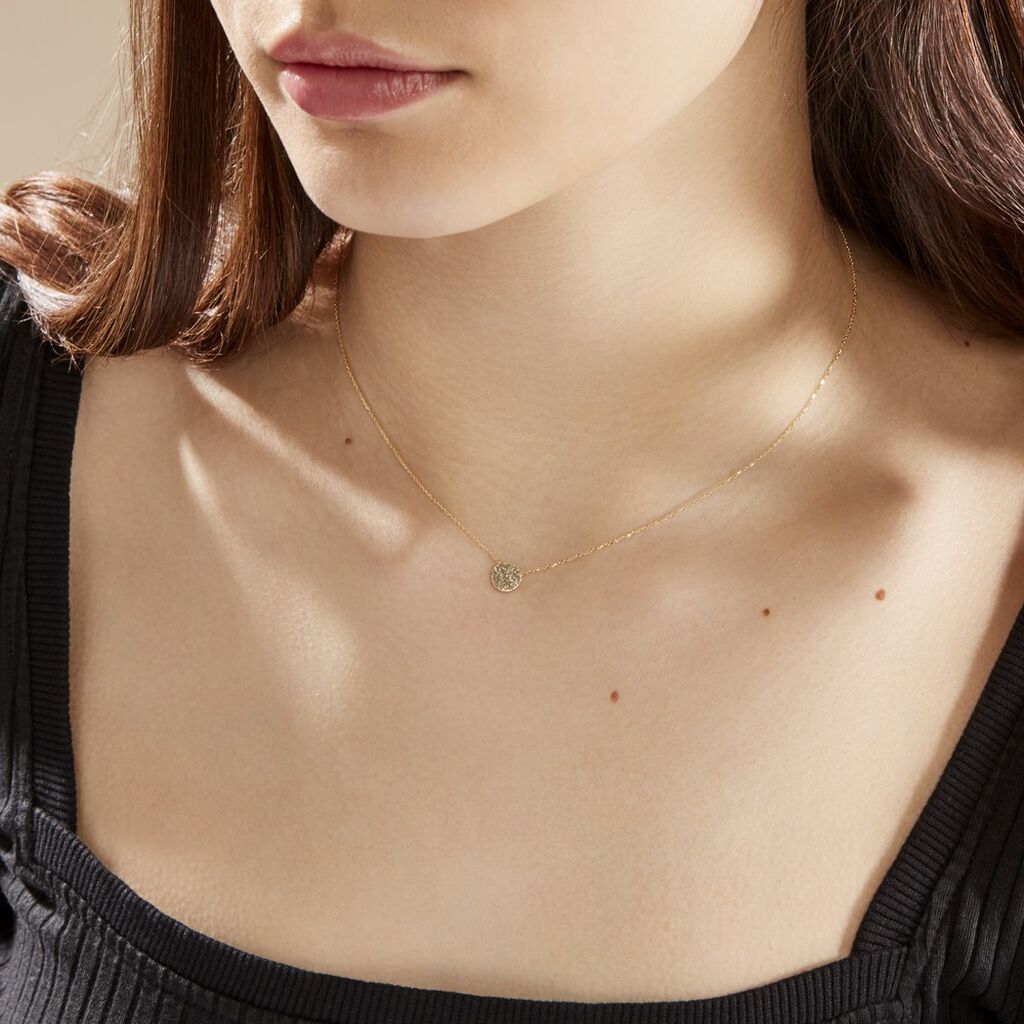 Collier Eryne Or Jaune