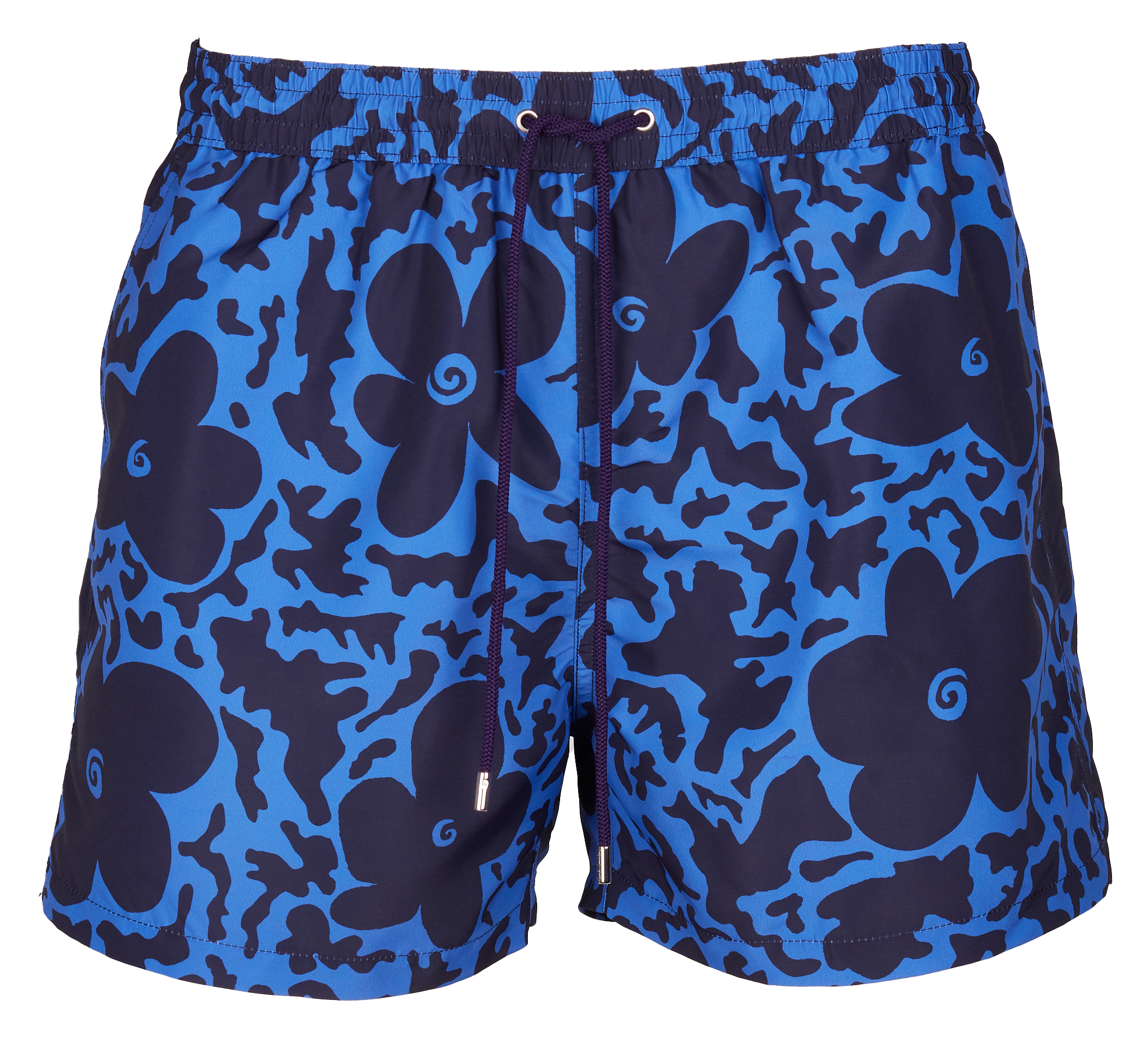 Short de bain à motif| Bleu