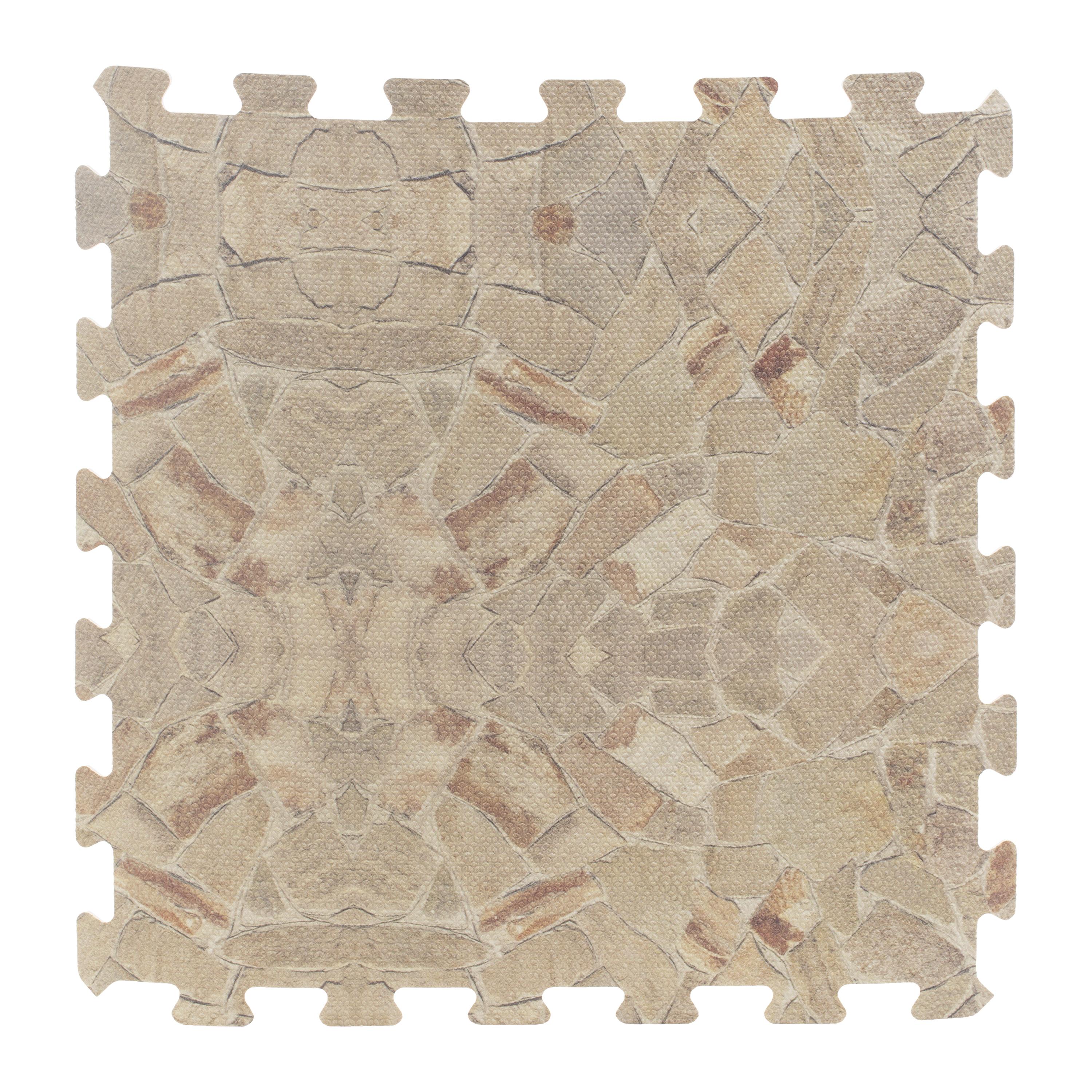 TAPIS MOUSSE PISCINE 8 PIECES PIERRE