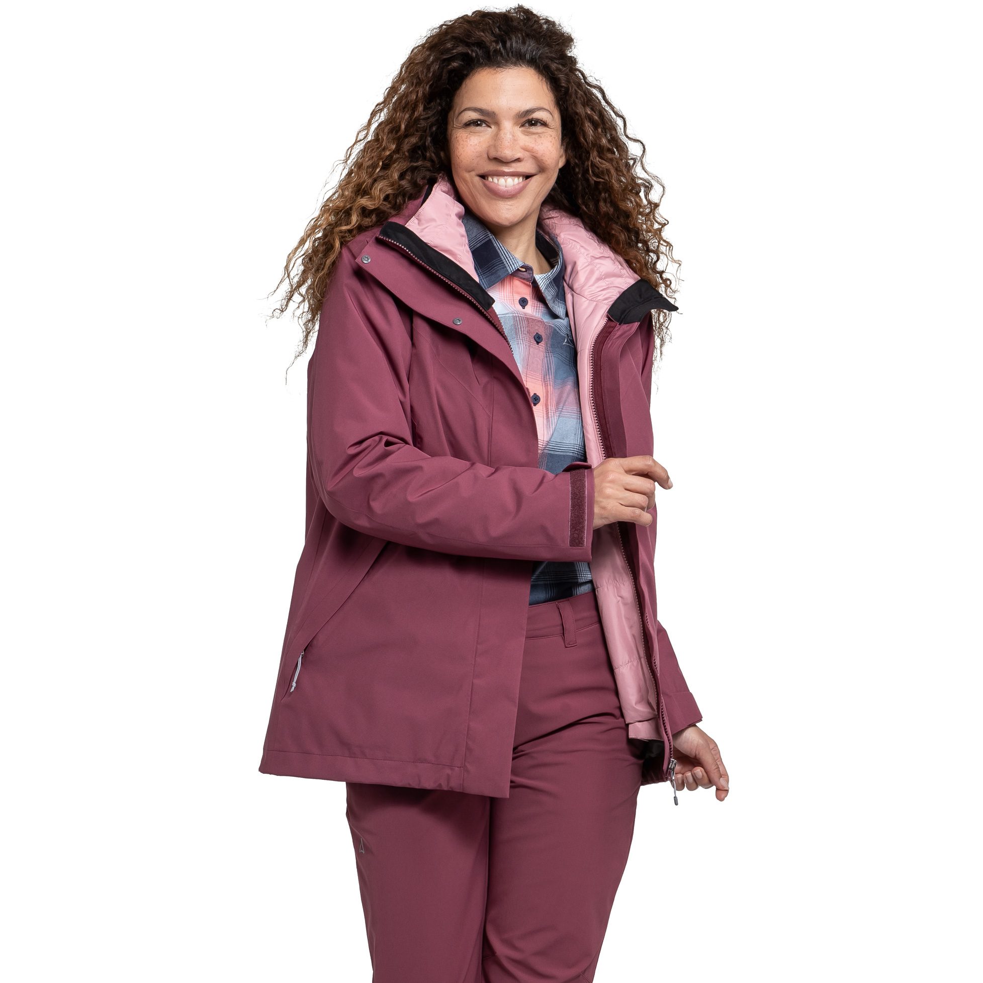 Schöffel Tamina 3in1 Hardshelljacke Damen acai