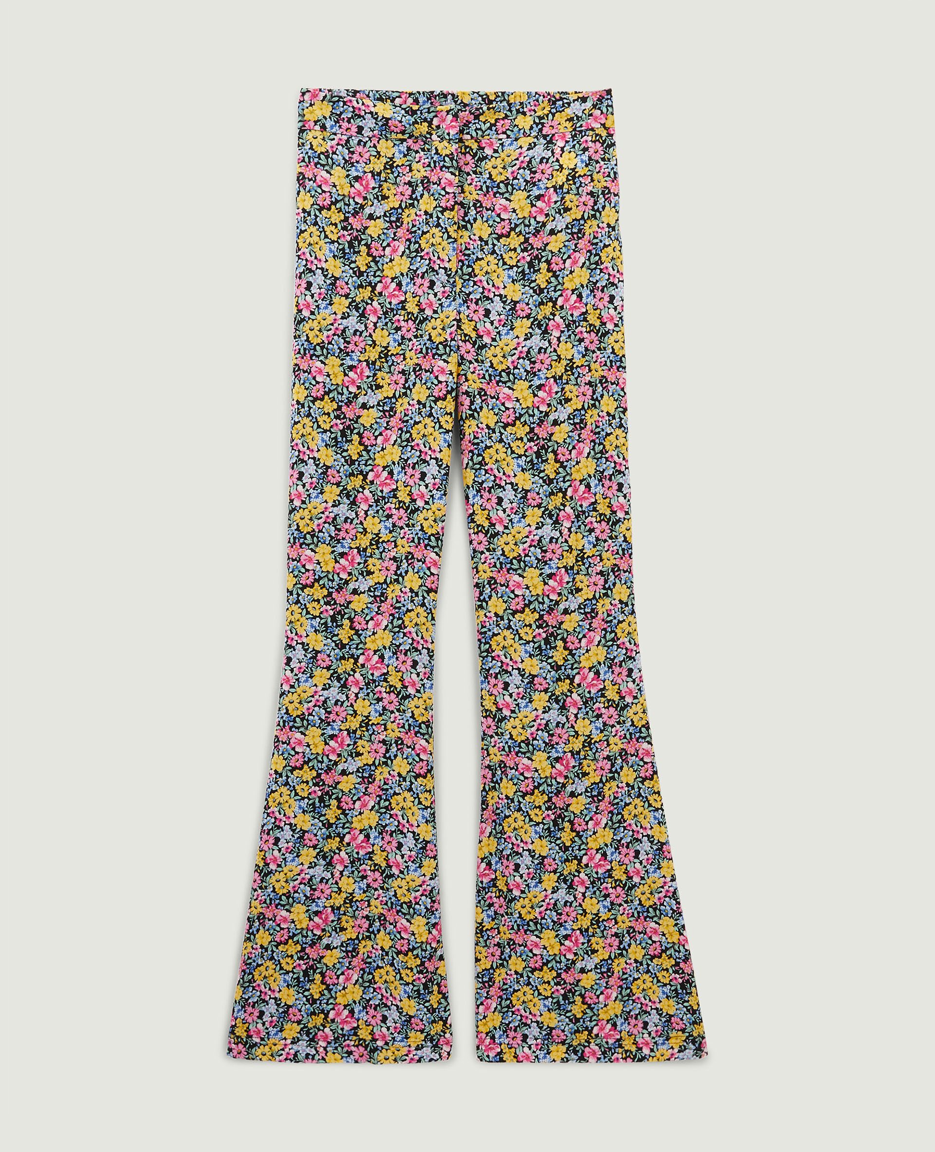 Pantalon à fleurs SMALL - Rouge