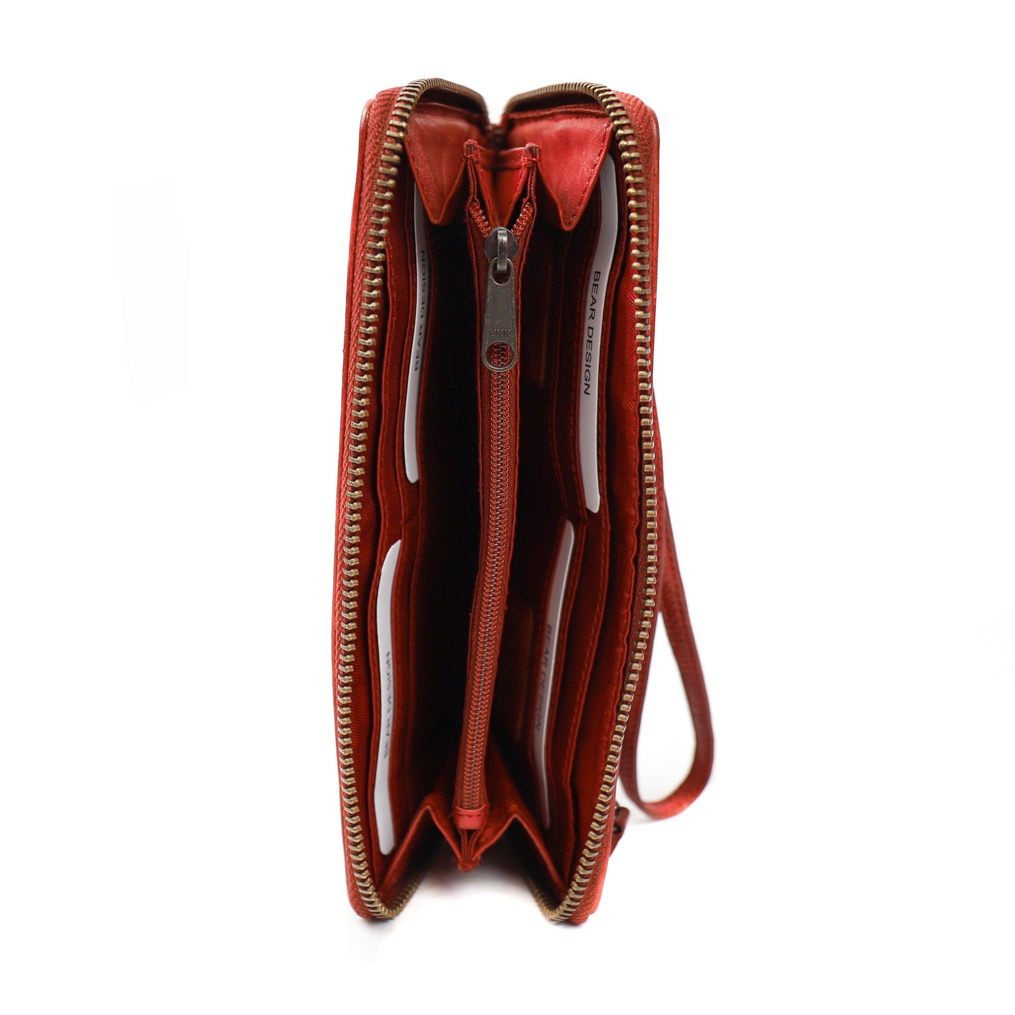 Bear Design Cow Lavato Portemonnee Sofie Rood RFID CL15882