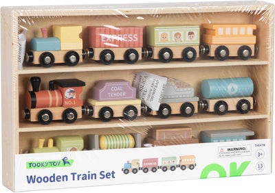 TookyToy Wooden Togsett