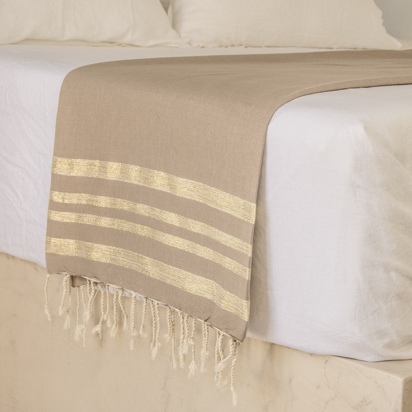 Febronie Nappe 100% Coton 200 g/m² Hamptons beige