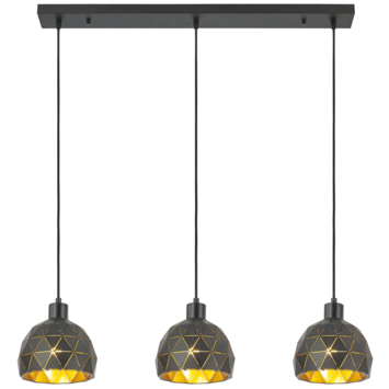 GAMMA hanglamp Niels zwart Ø18 cm