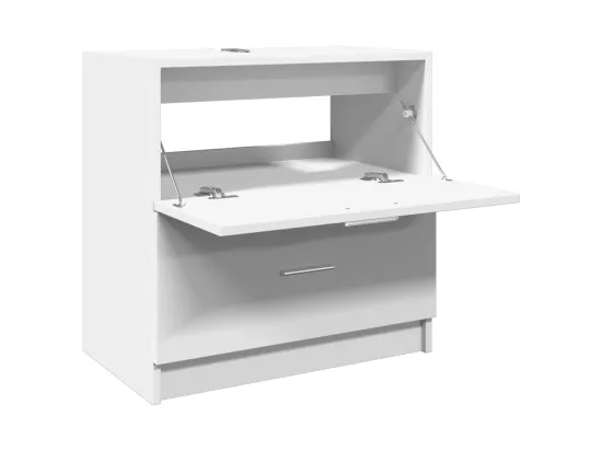 Armoire d'évier blanc 59x37x59 cm bois d'ingénierie