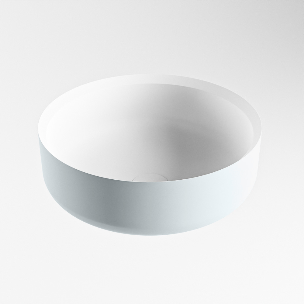 Mondiaz Coss Solid Surface waskom 36cm clay / talc