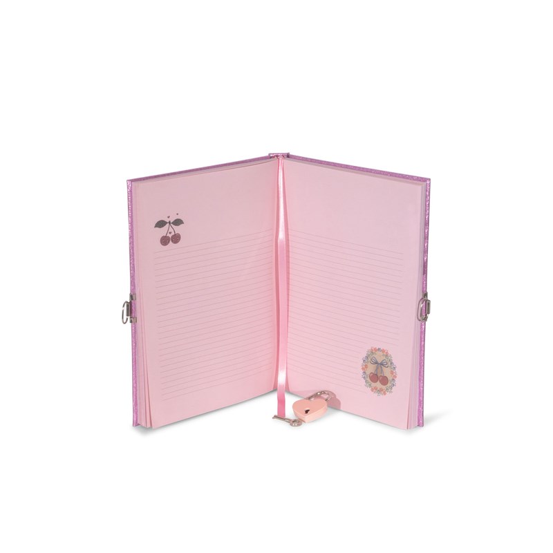 Konges Sløjd<br>Dagbog Cherry Glitter