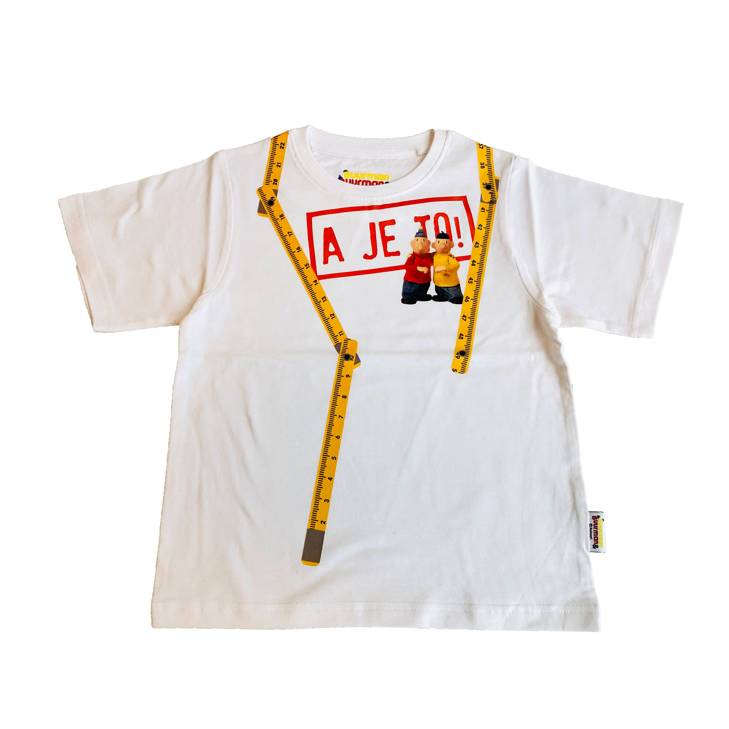 Buurman & Buurman T-shirt Wit, maat 98-104