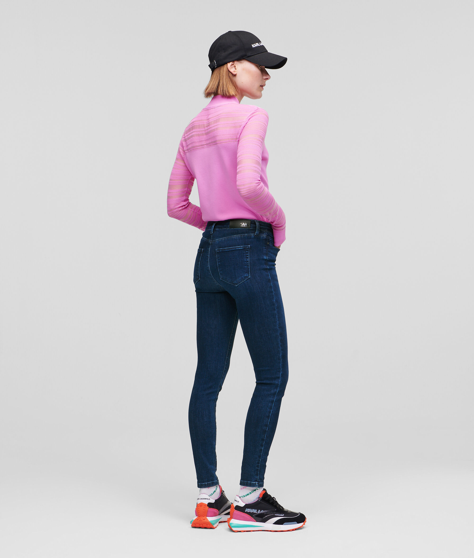 JEAN SKINNY BLEU AVEC LOGO KARL