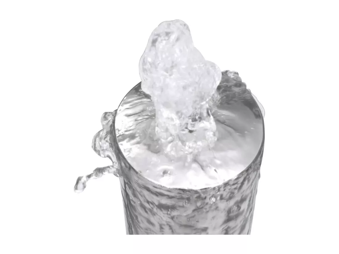Fontaine de jardin Argenté 48x34x153 Acier inoxydable