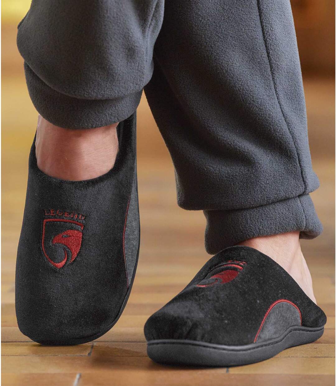Chaussons Velours Doublés Polaire