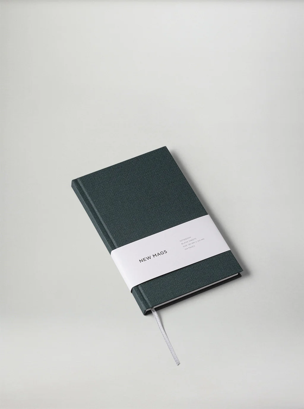 New Mags  Notebook - Moss Green