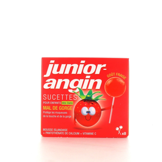 Junior Angin sucettes mal de gorge enfant - Dès 3 ans