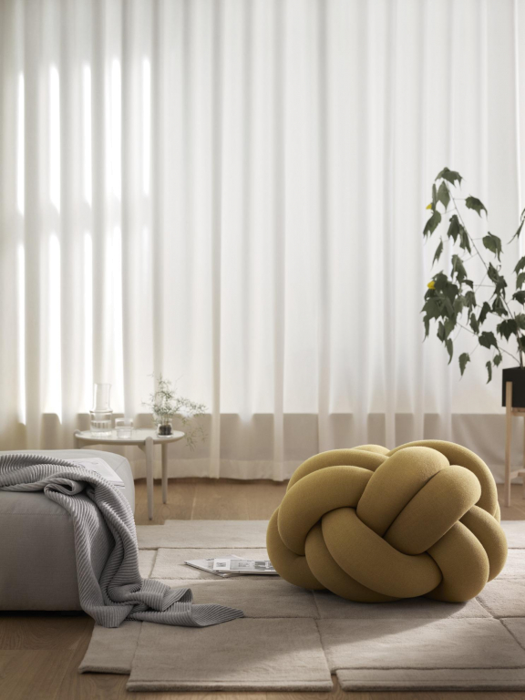 Design House Stockholm Knot poef grey
