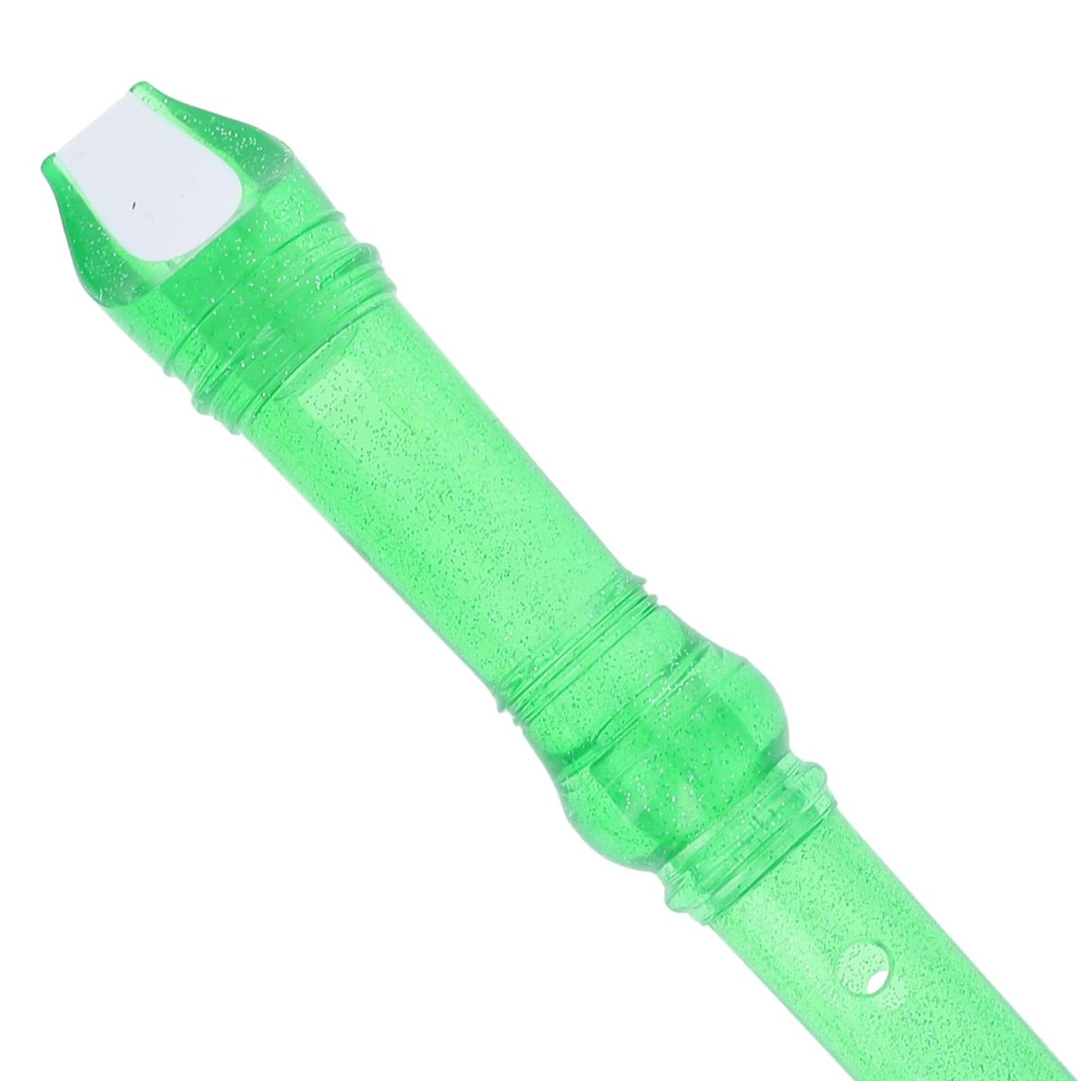 Flûte à bec à paillettes verte Mercredi et Patati