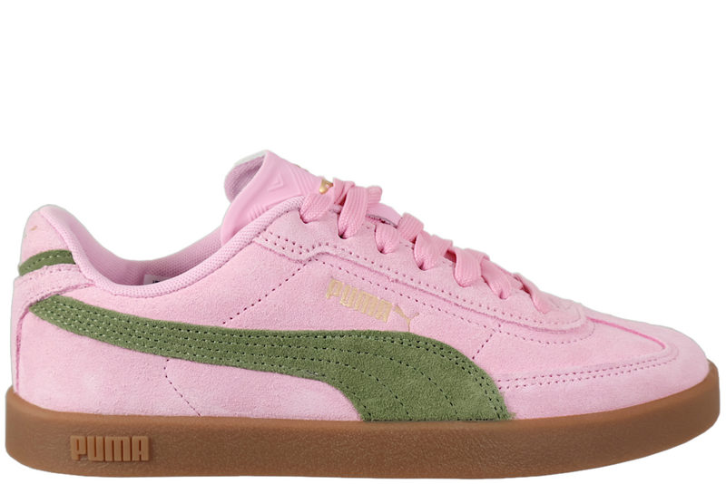 PUMA CLUB II ERA SUEDE SNEAKERS I STØVET LYSERØDT RUSKIND