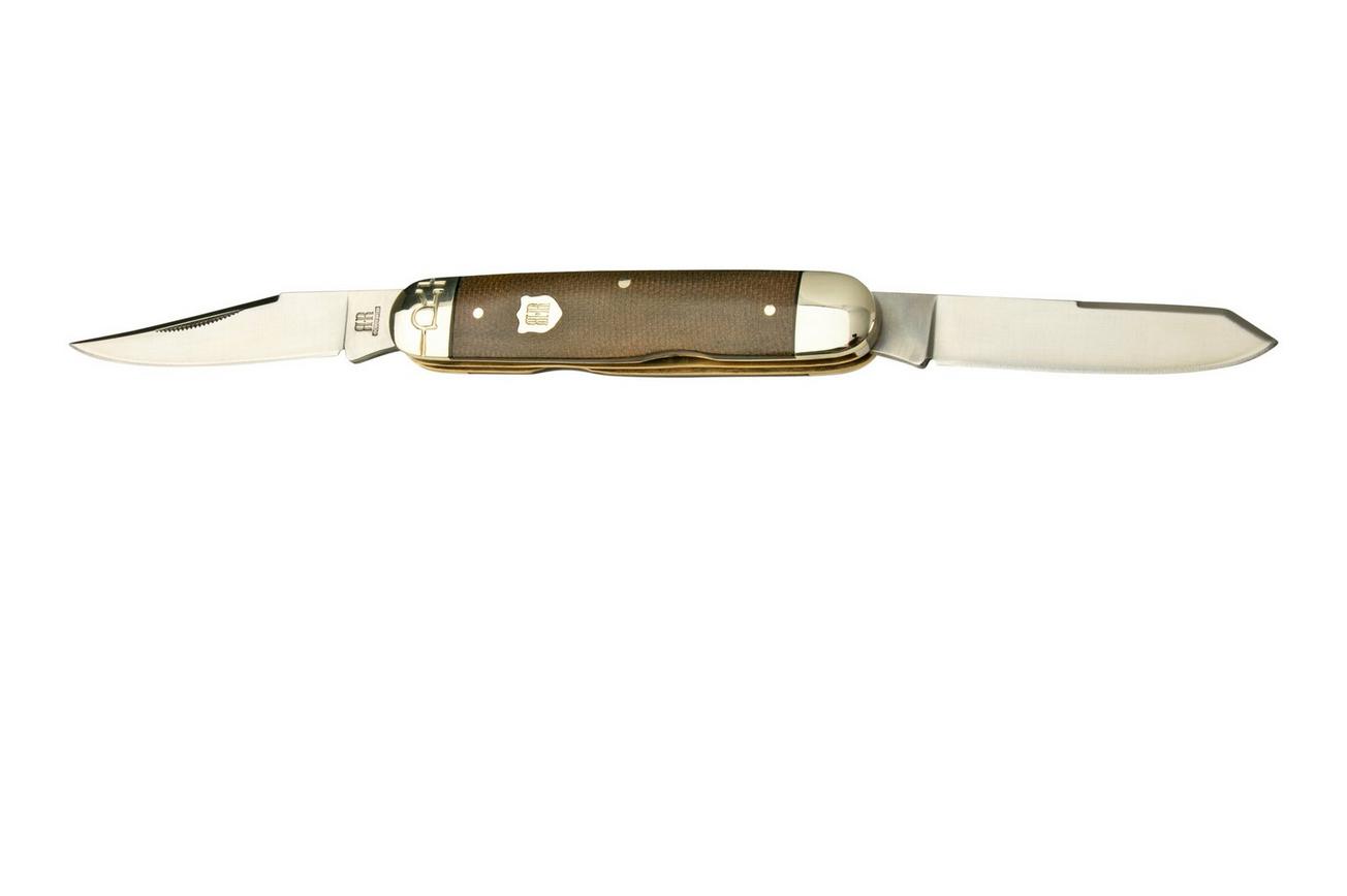 Rough Ryder Brown Burlap Moose RR2338, zakmes