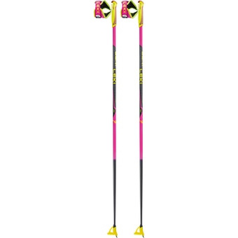 Leki HRC Junior Stock Neonpink / Neonyellow / Dark Anthracite Kinder