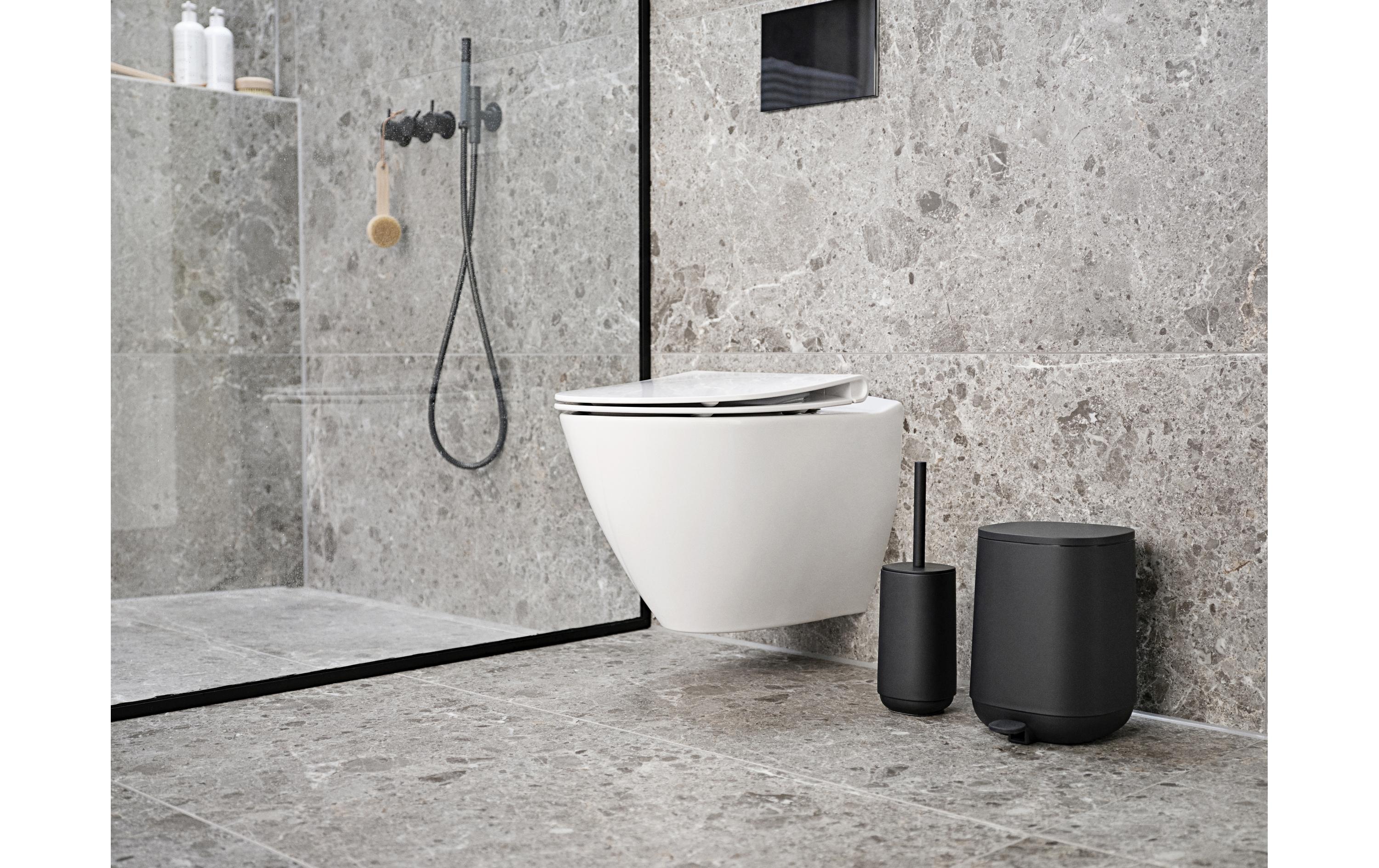 Toilettenbürste Time SchwarzToilettenbürsten-Set aus Beton