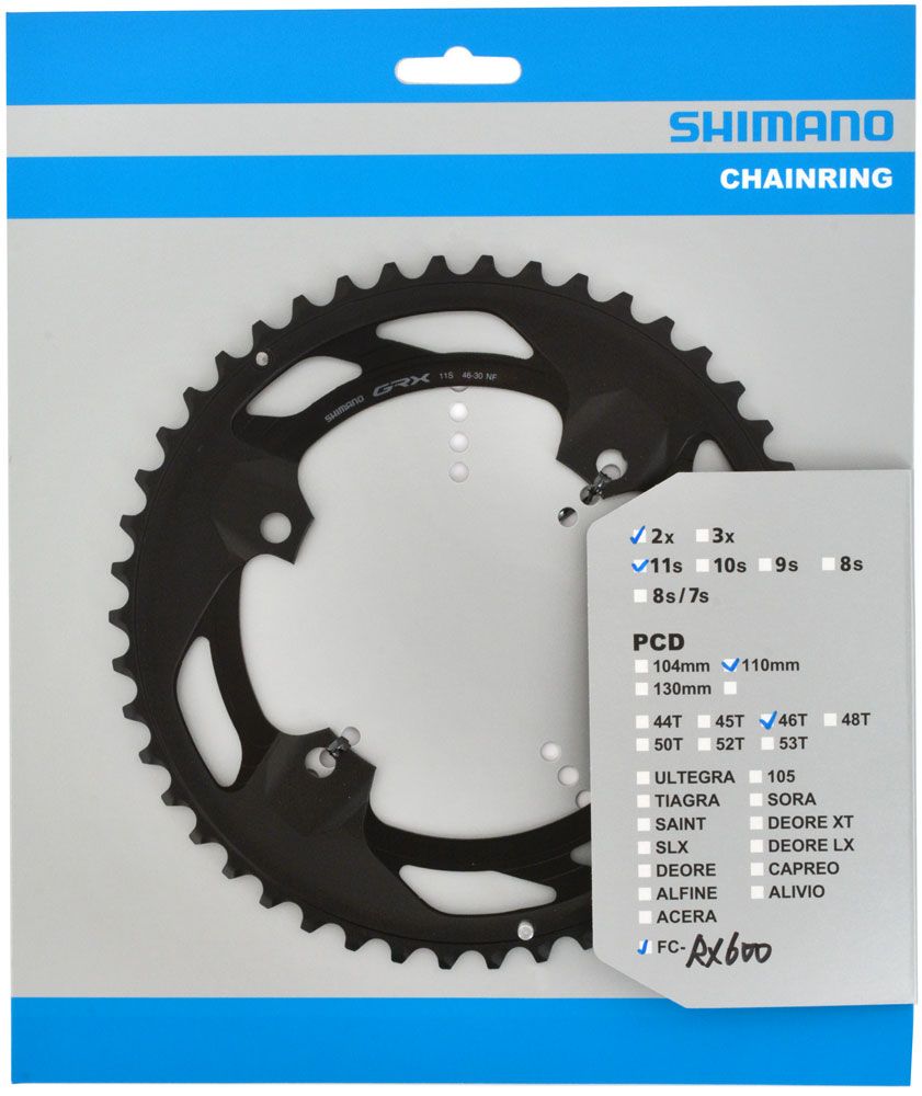 Shimano GRX FC-RX600 2x10/11-fach Kettenblatt kaufen | Bike-Discount