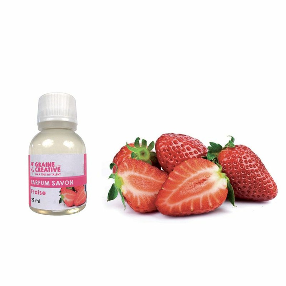 Parfum pour savon - senteur fraise 27 ml
